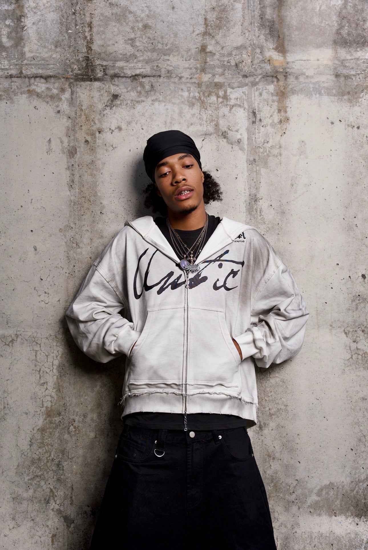 'ANTIC" GREY HOODIE